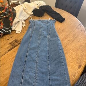 Dynamite Denim Skirt in Classic Blue